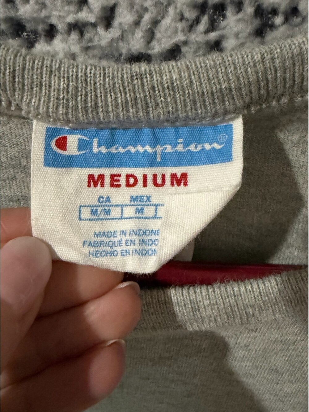 Champion T Shirt Lot Mens Medium M Vintage Logo California Republic 3 Shirts - Picture 3 of 3